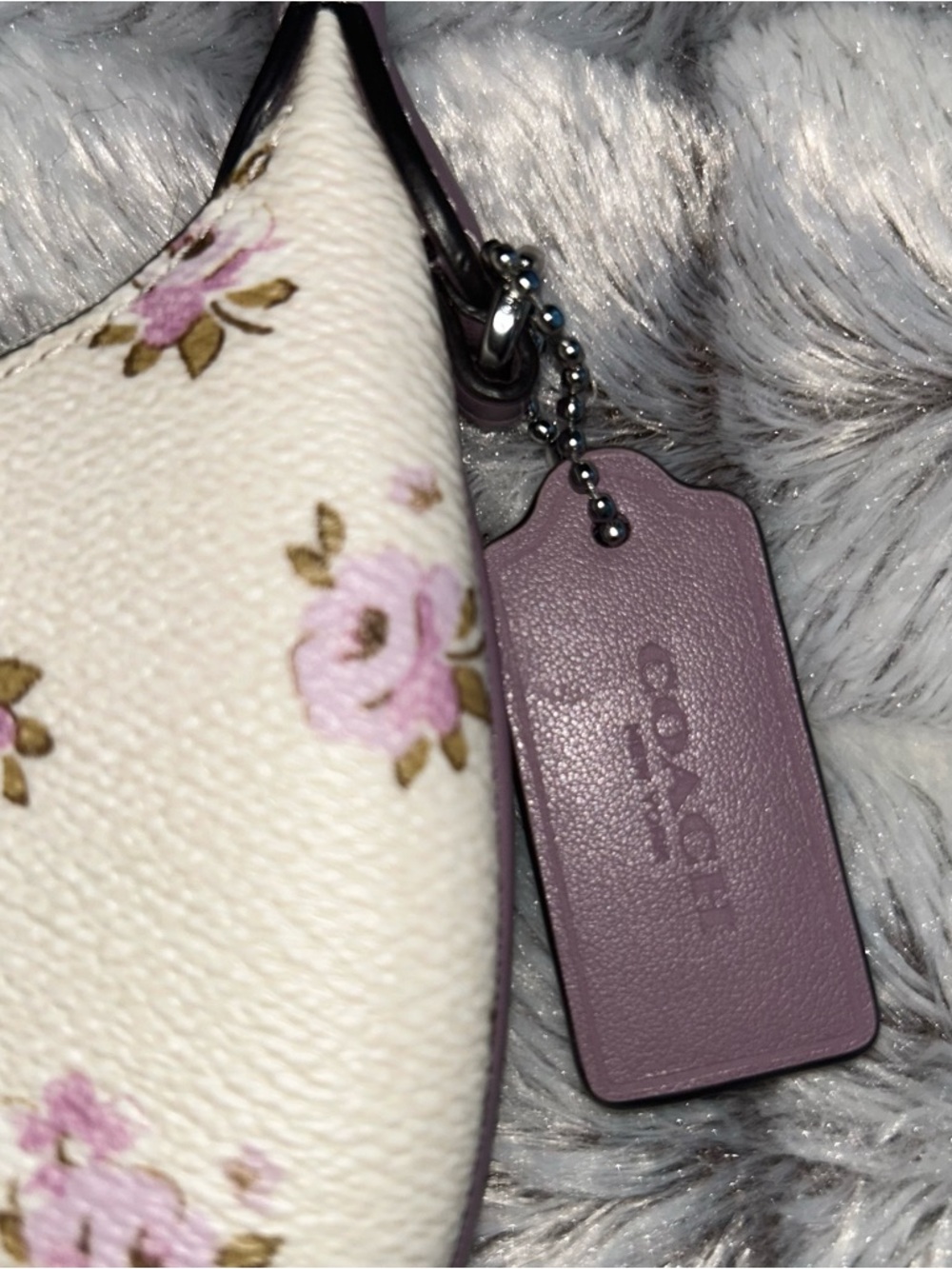 COACH Floral Print Mini Payton Shoulder Bag - Picture 3 of 6